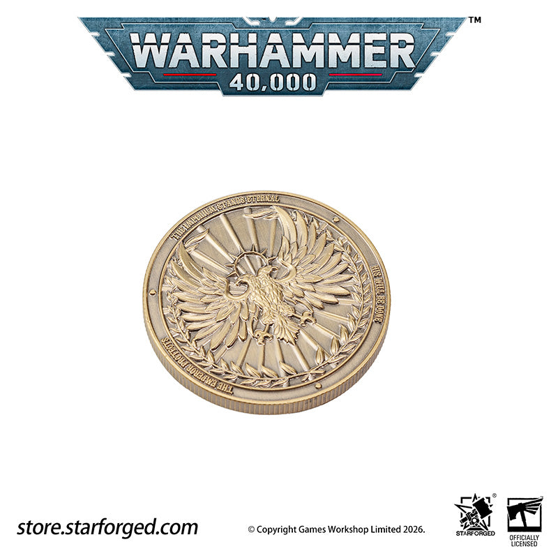 Warhammer 40K Collectible Coin Imperium of Man Terra Planetary Commemorative Coin Other