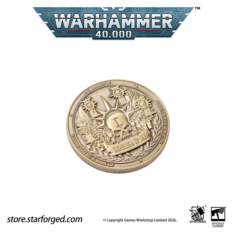 Warhammer 40K Collectible Coin Imperium of Man Terra Planetary Commemorative Coin Other