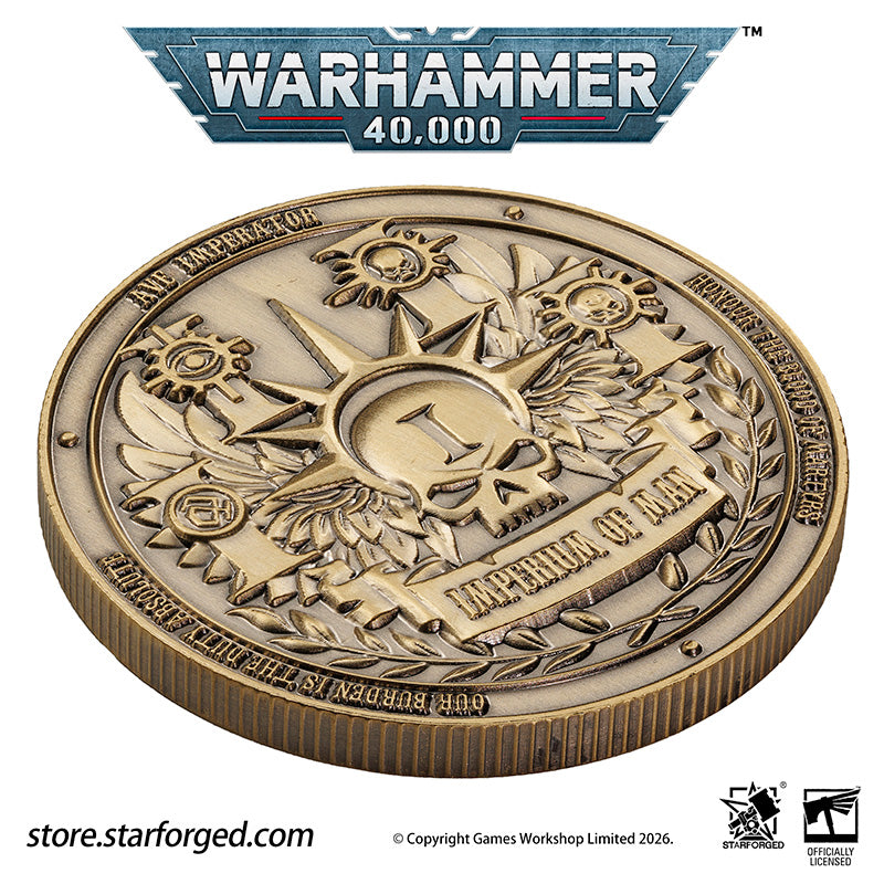 Warhammer 40K Collectible Coin Imperium of Man Terra Planetary Commemorative Coin Other