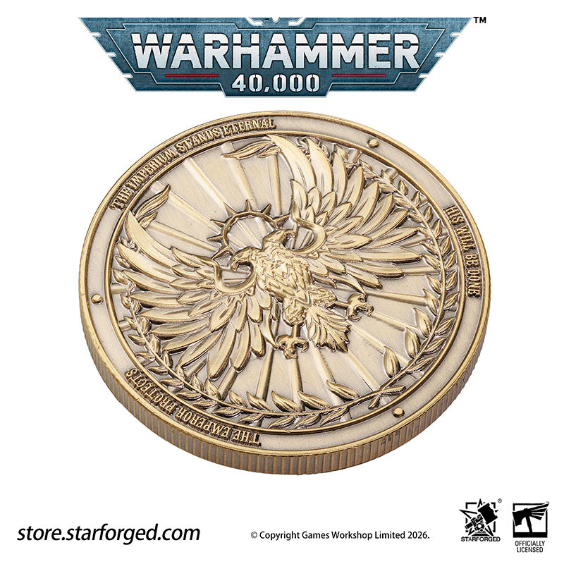 Warhammer 40K Collectible Coin Imperium of Man Terra Planetary Commemorative Coin Other