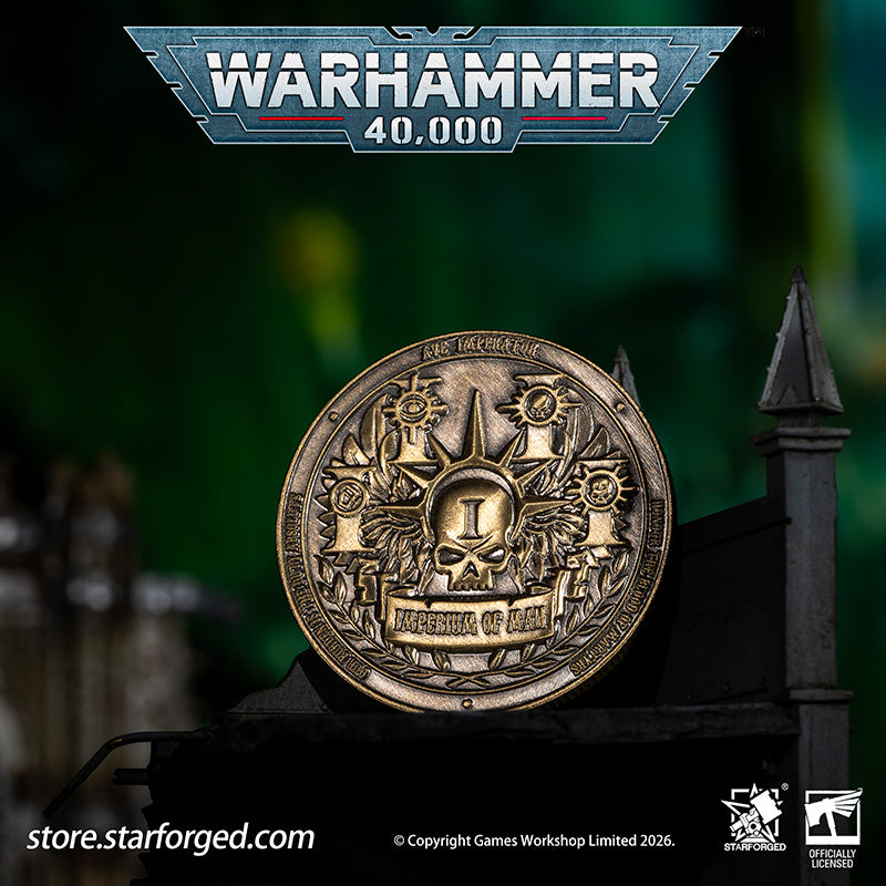 Warhammer 40K Collectible Coin Imperium of Man Terra Planetary Commemorative Coin Other