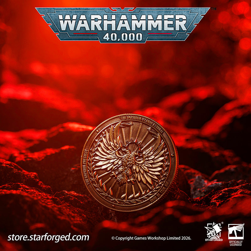 Warhammer 40K Collectible Coin Imperium of Man Terra Planetary Commemorative Coin Other