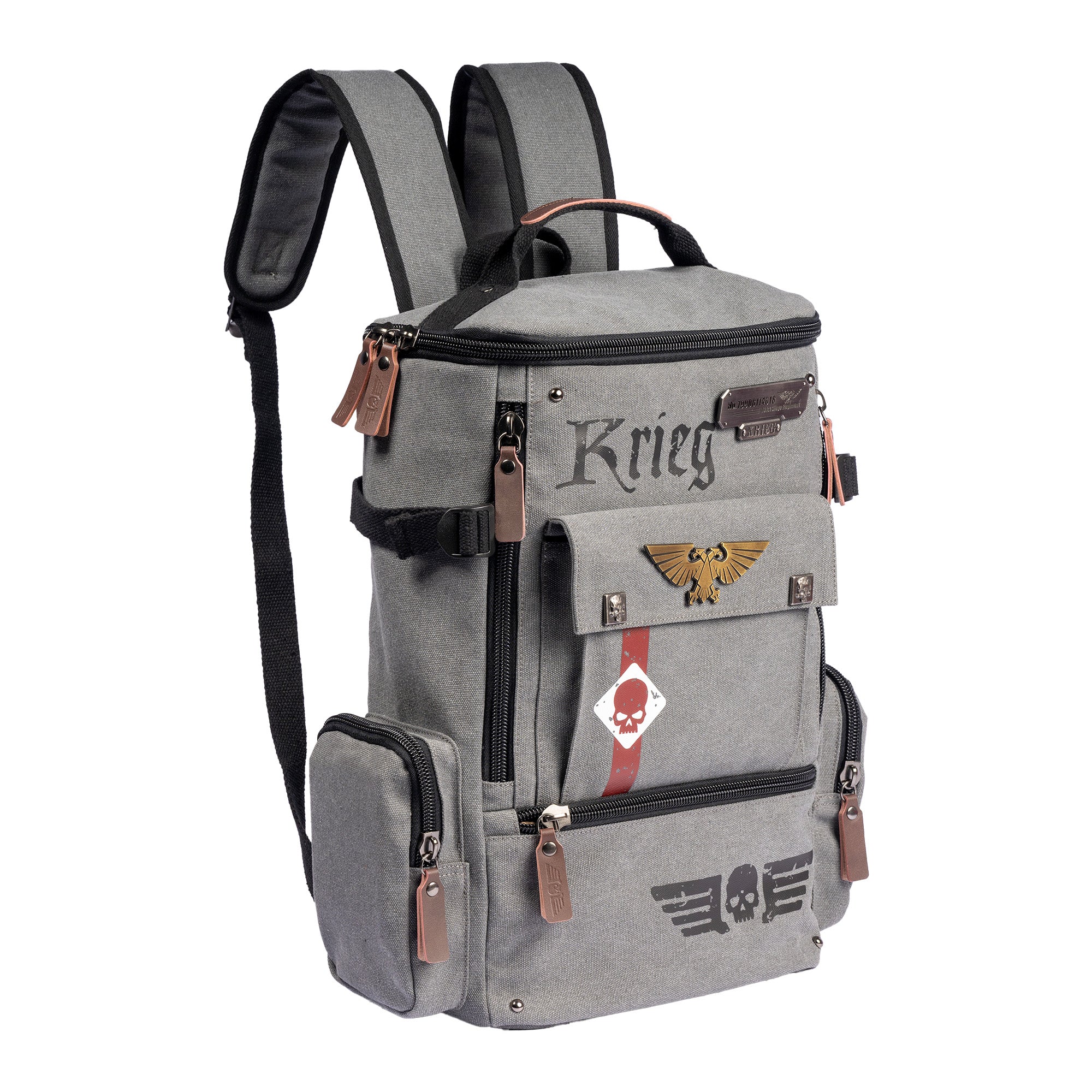 Starforged Warhammer 40K Astra Militarum Inspired Backpack Collection Death Korps of Krieg Siege Regiment Warhammer Computer Bag
