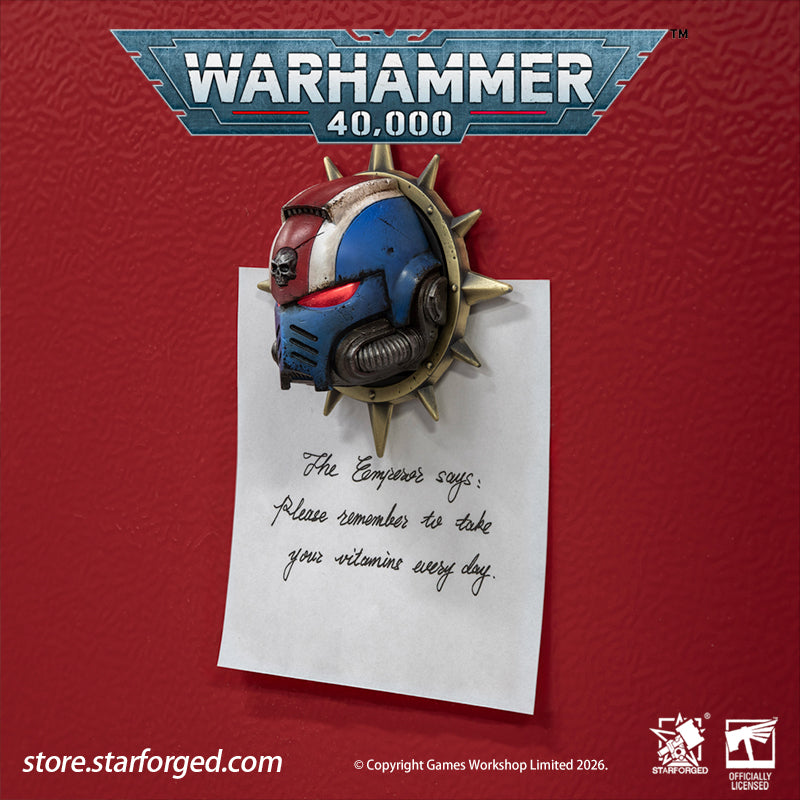 Starforged Warhammer 40,000 First Founding Chapter Intercessor Helmet Set