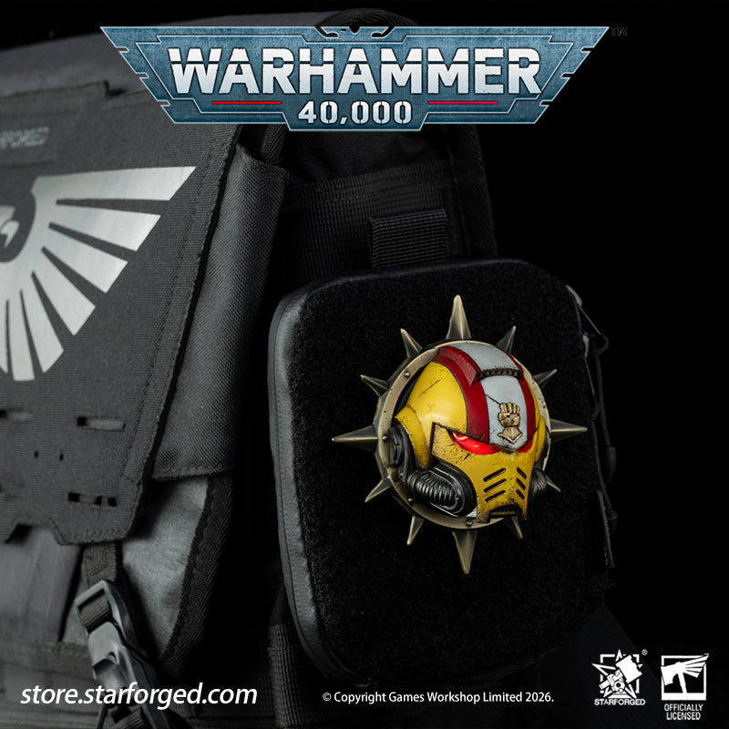 Starforged Warhammer 40K Space Marines Refrigerator Magnet First Founding Chapter Intercessor Helmet Set Men's Fashion Accessories Warhammer Merchandise Gifts