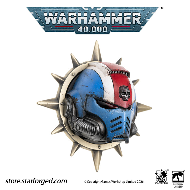 Starforged Warhammer 40,000 First Founding Chapter Intercessor Helmet Set