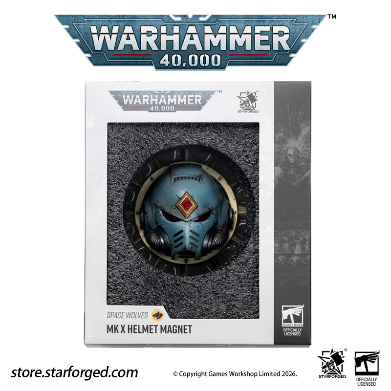 Starforged Warhammer 40,000 First Founding Chapter Intercessor Helmet Set
