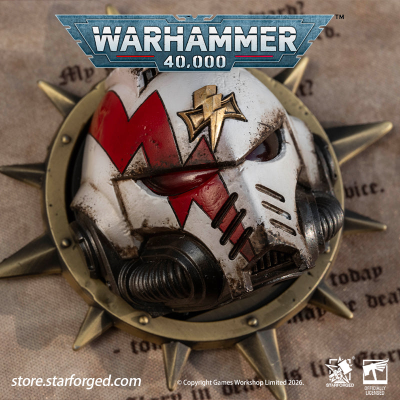 Starforged Warhammer 40,000 First Founding Chapter Intercessor Helmet Set
