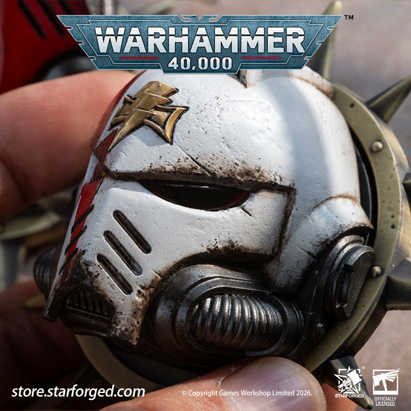 Starforged Warhammer 40,000 First Founding Chapter Intercessor Helmet Set