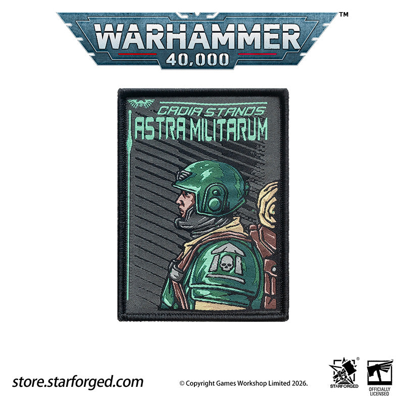 Starforged Warhammer 40K Imperium of Man Armed Forces Imperial Hook & Loop Patches Men's Fashion Accessories Warhammer Gifts These warriors are my greatest pride, willing to lay down their lives for me.They are like pure ore; I cast them into the furnace of war, to forge bodies and wills tempered as hard steel.I shall clad them in unbreakable plate, arm them with weapons that know no defeat.Plague and foul sickness shall never touch their flesh.They shall master all stratagems of war, command every cunning 