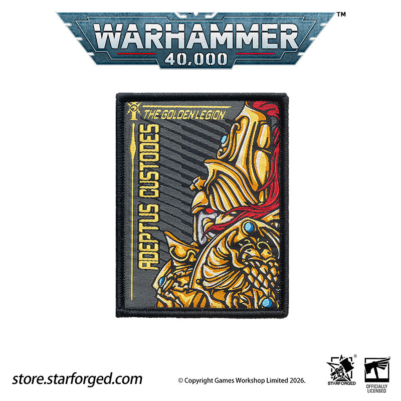 Starforged Warhammer 40K Imperium of Man Armed Forces Imperial Hook & Loop Patches Men's Fashion Accessories Warhammer Gifts These warriors are my greatest pride, willing to lay down their lives for me.They are like pure ore; I cast them into the furnace of war, to forge bodies and wills tempered as hard steel.I shall clad them in unbreakable plate, arm them with weapons that know no defeat.Plague and foul sickness shall never touch their flesh.They shall master all stratagems of war, command every cunning 