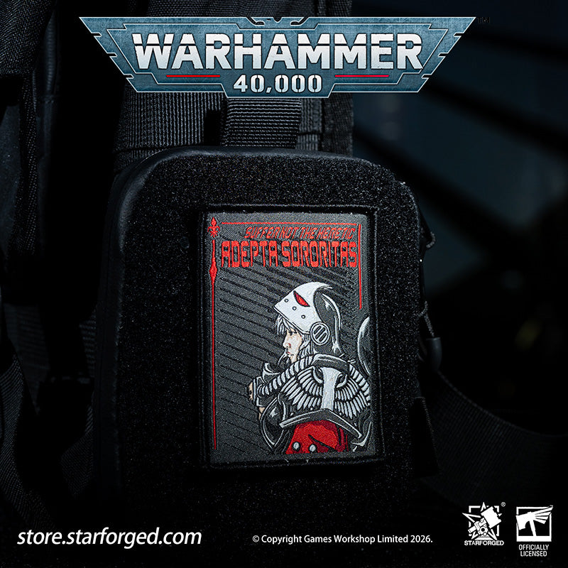 Starforged Warhammer 40K Imperium of Man Armed Forces Imperial Hook & Loop Patches Men's Fashion Accessories Warhammer Gifts These warriors are my greatest pride, willing to lay down their lives for me.They are like pure ore; I cast them into the furnace of war, to forge bodies and wills tempered as hard steel.I shall clad them in unbreakable plate, arm them with weapons that know no defeat.Plague and foul sickness shall never touch their flesh.They shall master all stratagems of war, command every cunning 