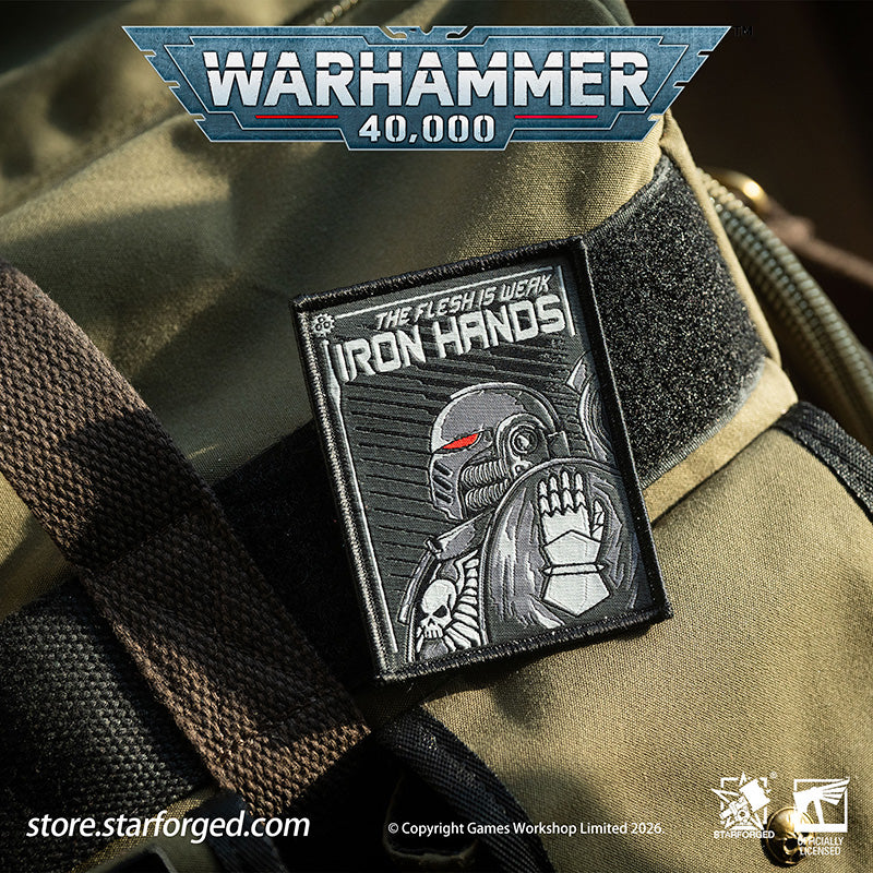 Starforged Warhammer 40K Imperium of Man Armed Forces Imperial Hook & Loop Patches Men's Fashion Accessories Warhammer Gifts These warriors are my greatest pride, willing to lay down their lives for me.They are like pure ore; I cast them into the furnace of war, to forge bodies and wills tempered as hard steel.I shall clad them in unbreakable plate, arm them with weapons that know no defeat.Plague and foul sickness shall never touch their flesh.They shall master all stratagems of war, command every cunning 