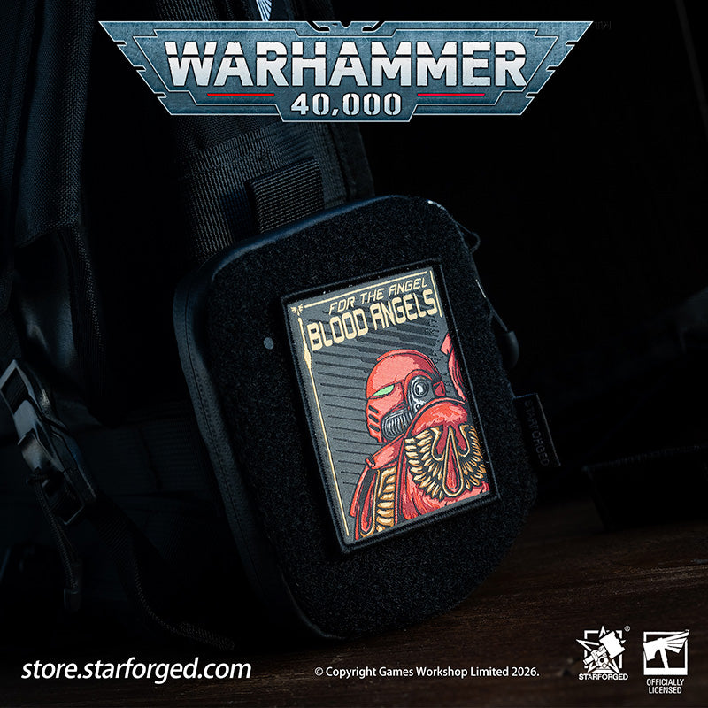 Starforged Warhammer 40K Imperium of Man Armed Forces Imperial Hook & Loop Patches Men's Fashion Accessories Warhammer Gifts These warriors are my greatest pride, willing to lay down their lives for me.They are like pure ore; I cast them into the furnace of war, to forge bodies and wills tempered as hard steel.I shall clad them in unbreakable plate, arm them with weapons that know no defeat.Plague and foul sickness shall never touch their flesh.They shall master all stratagems of war, command every cunning 