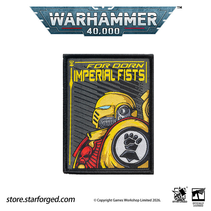 Starforged Warhammer 40K Imperium of Man Armed Forces Imperial Hook & Loop Patches Men's Fashion Accessories Warhammer Gifts These warriors are my greatest pride, willing to lay down their lives for me.They are like pure ore; I cast them into the furnace of war, to forge bodies and wills tempered as hard steel.I shall clad them in unbreakable plate, arm them with weapons that know no defeat.Plague and foul sickness shall never touch their flesh.They shall master all stratagems of war, command every cunning 