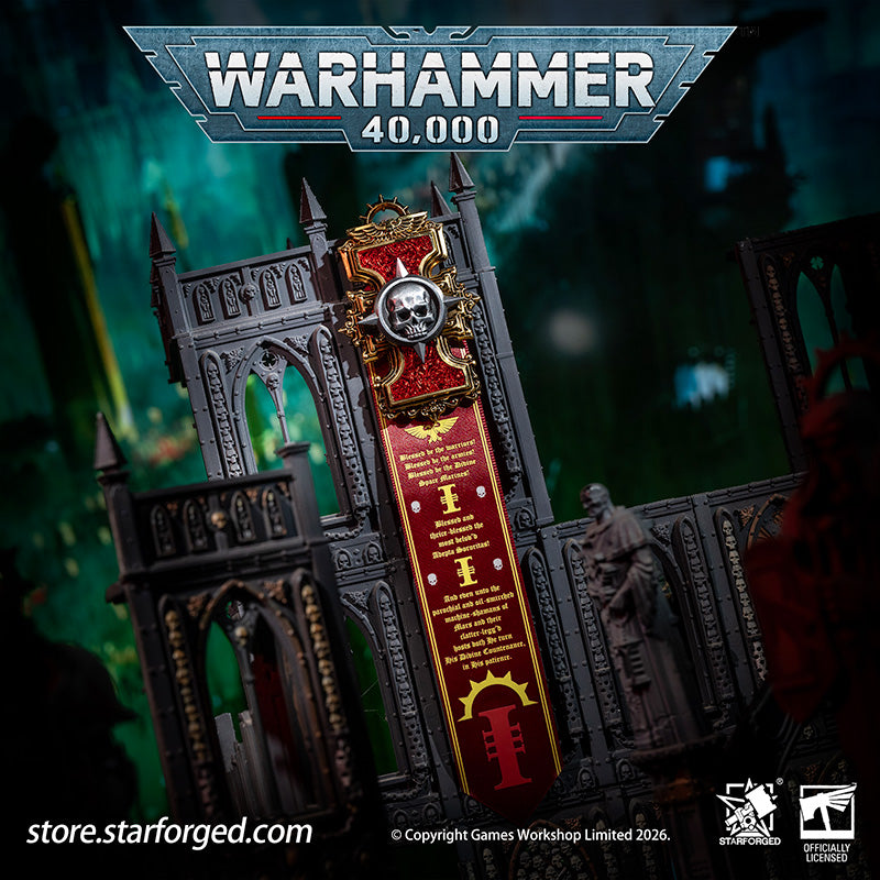 Starforged Warhammer 40K Inquisitorial Scroll Seal Heavy Pin Badge Men's Fashion Jewelry Warhammer Merchandise Gifts
