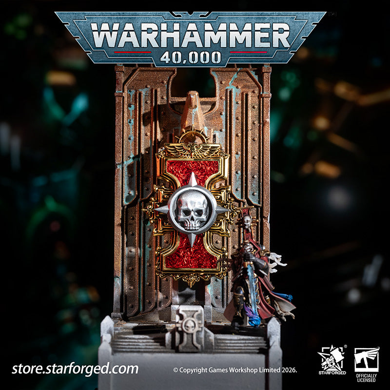 Starforged Warhammer 40K Inquisitorial Scroll Seal Heavy Pin Badge Men's Fashion Jewelry Warhammer Merchandise Gifts