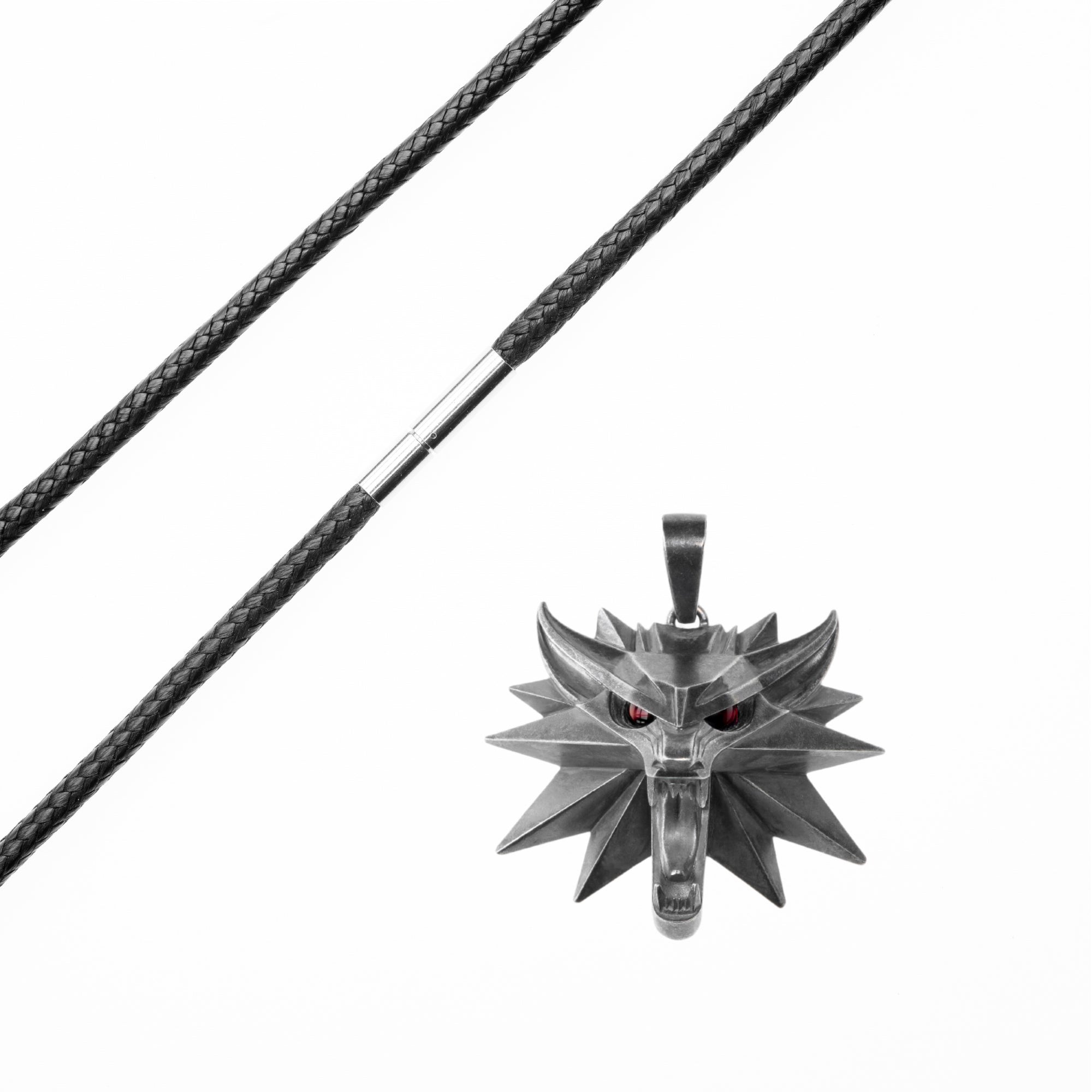Starforged The Witcher 3: Wild Hunt The Witcher Wolf School Medallion Silver Pendant Game Merchandise Officially Authorized