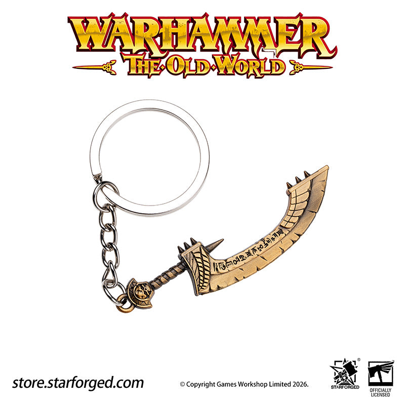 Starforged Warhammer Keychain Nehekharan Khopesh Khemri Tomb Kings Total War 3
