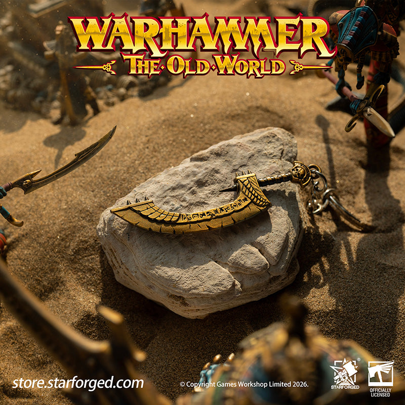 Starforged Warhammer Keychain Nehekharan Khopesh Khemri Tomb Kings Total War 3