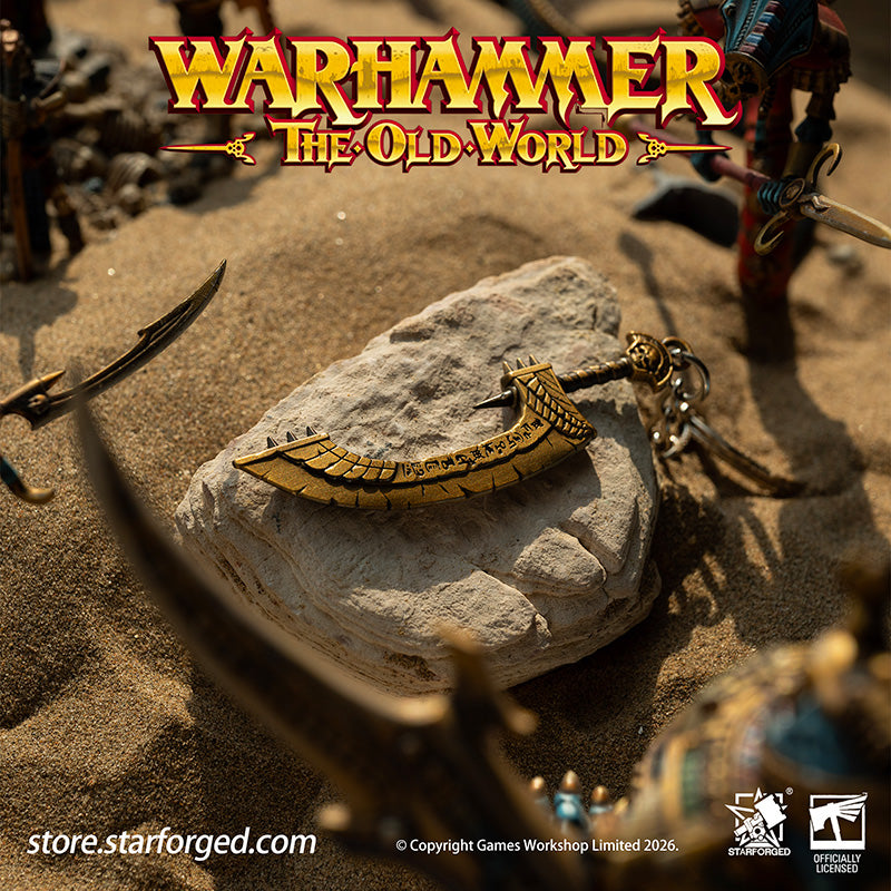 Starforged Warhammer Keychain Nehekharan Khopesh Khemri Tomb Kings Total War 3