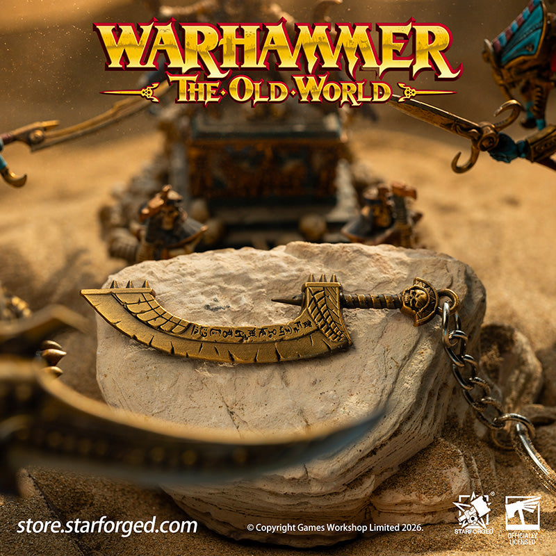 Starforged Warhammer Keychain Nehekharan Khopesh Khemri Tomb Kings Total War 3