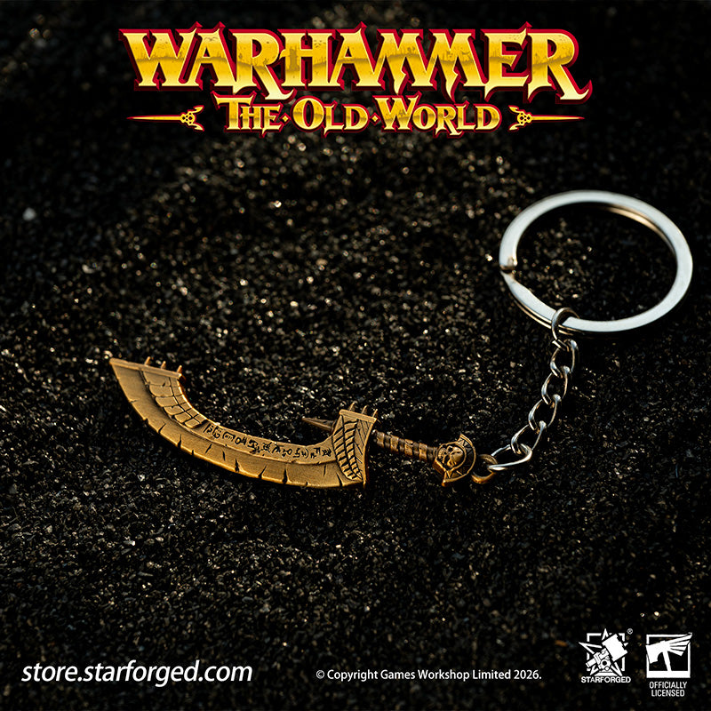 Starforged Warhammer Keychain Nehekharan Khopesh Khemri Tomb Kings Total War 3