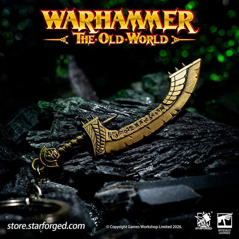 Starforged Warhammer Keychain Nehekharan Khopesh Khemri Tomb Kings Total War 3