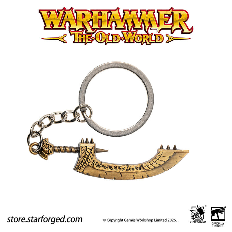 Starforged Warhammer Keychain Nehekharan Khopesh Khemri Tomb Kings Total War 3