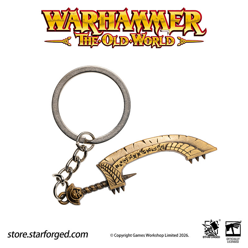 Starforged Warhammer Keychain Nehekharan Khopesh Khemri Tomb Kings Total War 3
