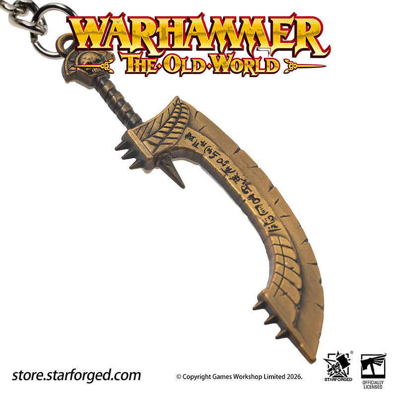 Starforged Warhammer Keychain Nehekharan Khopesh Khemri Tomb Kings Total War 3