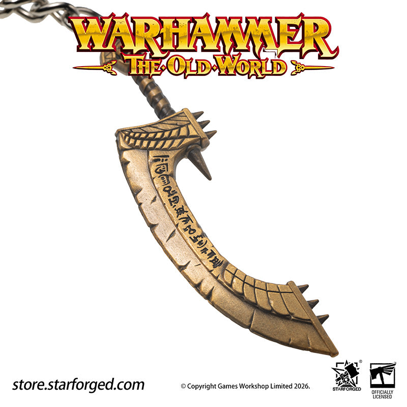 Starforged Warhammer Keychain Nehekharan Khopesh Khemri Tomb Kings Total War 3