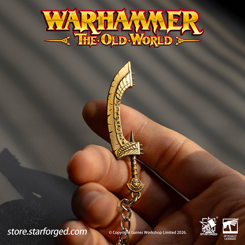 Starforged Warhammer Keychain Nehekharan Khopesh Khemri Tomb Kings Total War 3