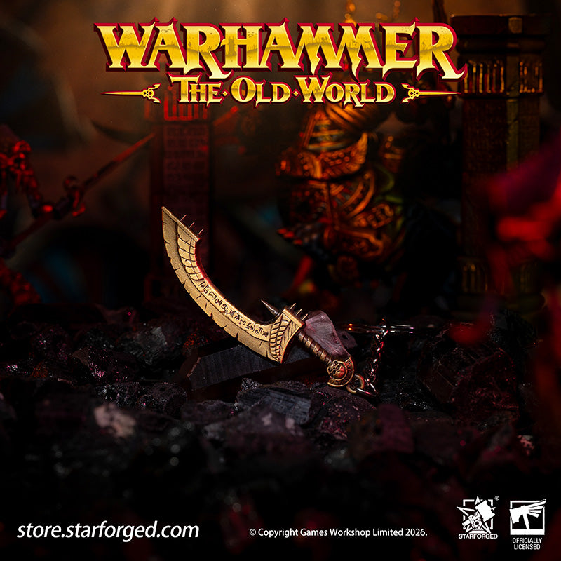 Starforged Warhammer Keychain Nehekharan Khopesh Khemri Tomb Kings Total War 3
