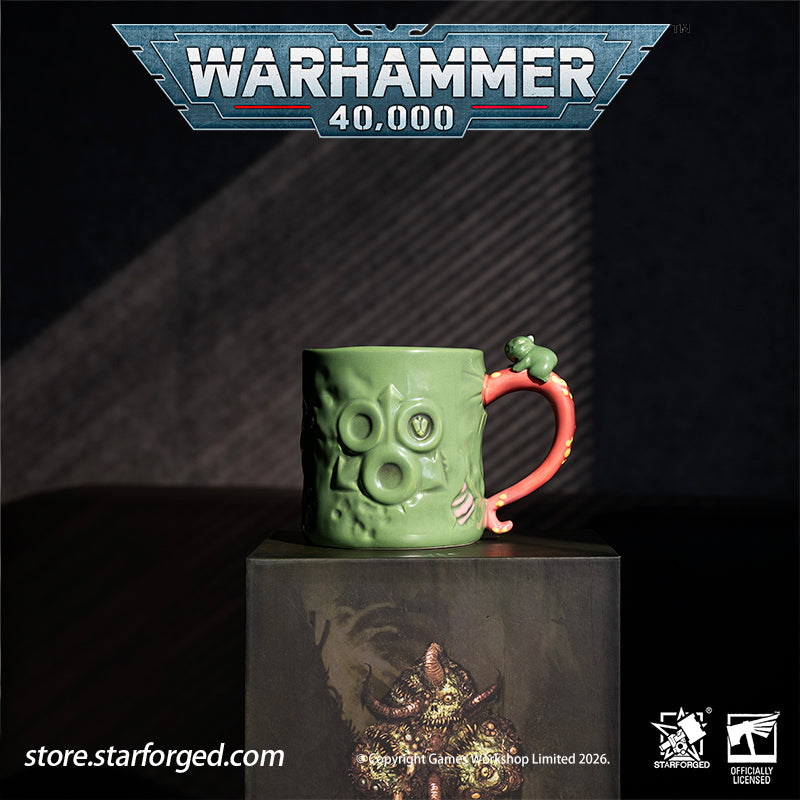 Starforged Warhammer 40K Chaos Gods Dark Gods The Plague Lord Nurgle Pustulent Beverage Mug Cup