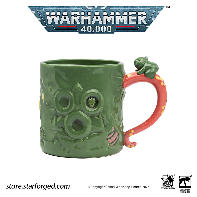 Starforged Warhammer 40K Chaos Gods Dark Gods The Plague Lord Nurgle Pustulent Beverage Mug Cup