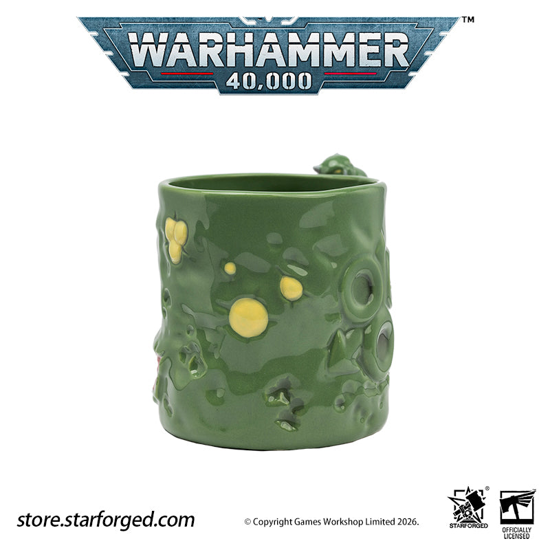 Starforged Warhammer 40K Chaos Gods Dark Gods The Plague Lord Nurgle Pustulent Beverage Mug Cup