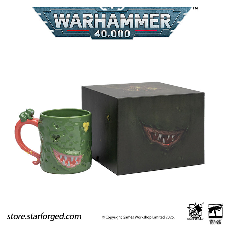 Starforged Warhammer 40K Chaos Gods Dark Gods The Plague Lord Nurgle Pustulent Beverage Mug Cup