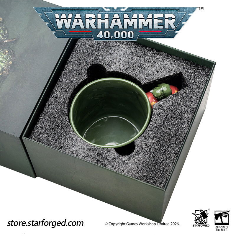 Starforged Warhammer 40K Chaos Gods Dark Gods The Plague Lord Nurgle Pustulent Beverage Mug Cup