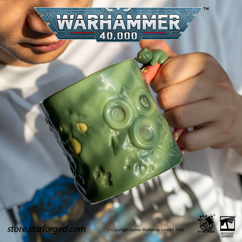 Starforged Warhammer 40K Chaos Gods Dark Gods The Plague Lord Nurgle Pustulent Beverage Mug Cup