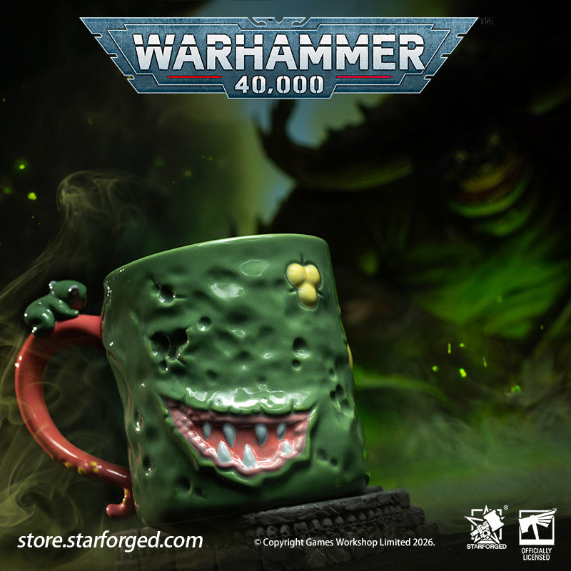 Starforged Warhammer 40K Chaos Gods Dark Gods The Plague Lord Nurgle Pustulent Beverage Mug Cup