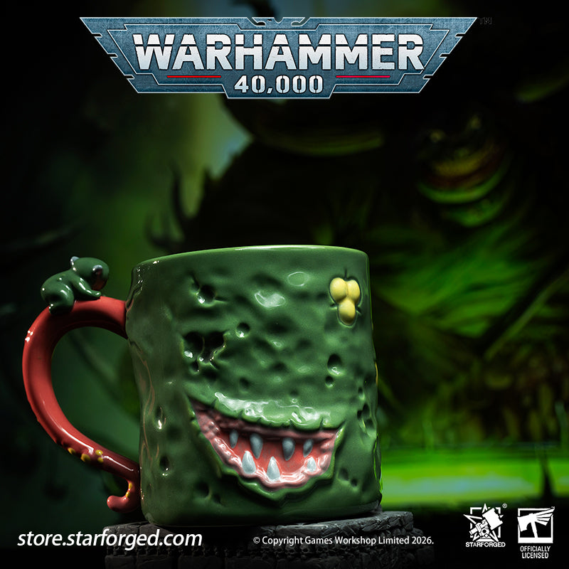 Starforged Warhammer 40K Chaos Gods Dark Gods The Plague Lord Nurgle Pustulent Beverage Mug Cup