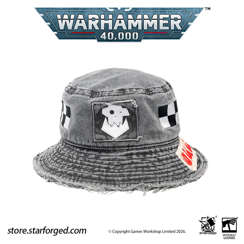 Starforged Warhammer 40K Orks Counsill of Clan-Bosses Set Men's Fashion Accessories Warhammer Merchandise Gifts Orks Counsill of Clan-Bosses Bandana  Only the toughest Orks earn a place on the Counsill of Clan-Bosses. This bandana is the perfect accessory for any aspiring Warboss wanting to get involved in the next Waaagh!.  Orks Counsill of Clan-Bosses Canvas Belt  Buckle up with a belt worthy of the biggest and meanest Warboss, complete with Ork glyphs along the strap - a great addition to any Ork fan’s a