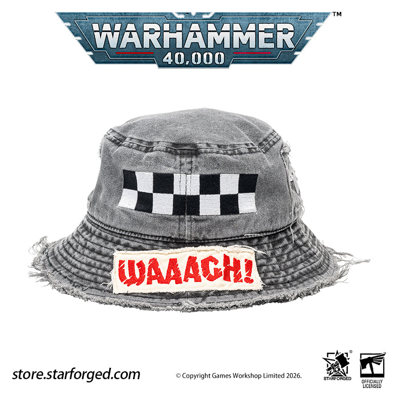 Starforged Warhammer 40K Orks Counsill of Clan-Bosses Set Men's Fashion Accessories Warhammer Merchandise Gifts Orks Counsill of Clan-Bosses Bandana  Only the toughest Orks earn a place on the Counsill of Clan-Bosses. This bandana is the perfect accessory for any aspiring Warboss wanting to get involved in the next Waaagh!.  Orks Counsill of Clan-Bosses Canvas Belt  Buckle up with a belt worthy of the biggest and meanest Warboss, complete with Ork glyphs along the strap - a great addition to any Ork fan’s a