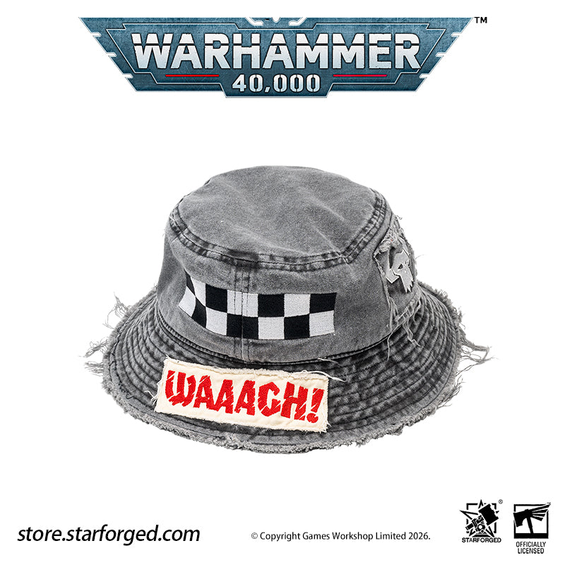 Starforged Warhammer 40K Orks Counsill of Clan-Bosses Set Men's Fashion Accessories Warhammer Merchandise Gifts Orks Counsill of Clan-Bosses Bandana  Only the toughest Orks earn a place on the Counsill of Clan-Bosses. This bandana is the perfect accessory for any aspiring Warboss wanting to get involved in the next Waaagh!.  Orks Counsill of Clan-Bosses Canvas Belt  Buckle up with a belt worthy of the biggest and meanest Warboss, complete with Ork glyphs along the strap - a great addition to any Ork fan’s a