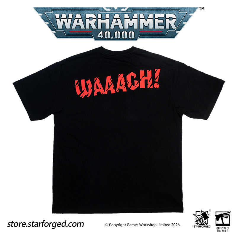 Starforged Warhammer 40K Orks Counsill of Clan-Bosses Set Men's Fashion Accessories Warhammer Merchandise Gifts Orks Counsill of Clan-Bosses Bandana  Only the toughest Orks earn a place on the Counsill of Clan-Bosses. This bandana is the perfect accessory for any aspiring Warboss wanting to get involved in the next Waaagh!.  Orks Counsill of Clan-Bosses Canvas Belt  Buckle up with a belt worthy of the biggest and meanest Warboss, complete with Ork glyphs along the strap - a great addition to any Ork fan’s a
