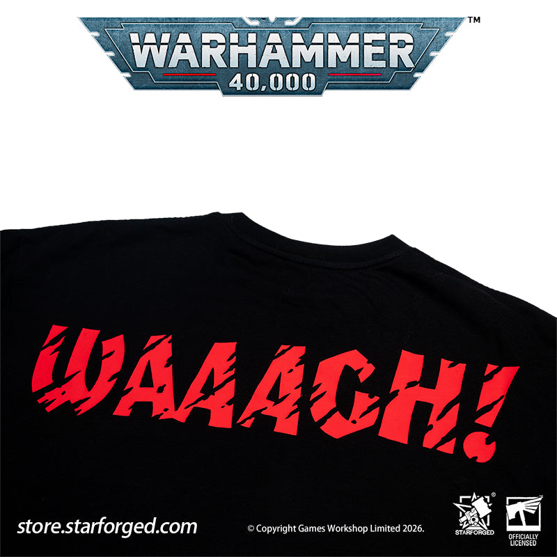 Starforged Warhammer 40K Orks Counsill of Clan-Bosses Set Men's Fashion Accessories Warhammer Merchandise Gifts Orks Counsill of Clan-Bosses Bandana  Only the toughest Orks earn a place on the Counsill of Clan-Bosses. This bandana is the perfect accessory for any aspiring Warboss wanting to get involved in the next Waaagh!.  Orks Counsill of Clan-Bosses Canvas Belt  Buckle up with a belt worthy of the biggest and meanest Warboss, complete with Ork glyphs along the strap - a great addition to any Ork fan’s a