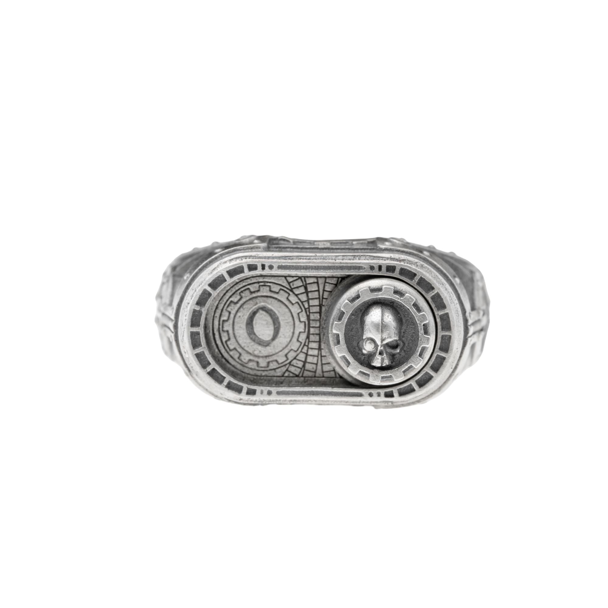 Starforged Warhammer 40K Adeptus Mechanicus Cipher of the Machine God Ring Men's Jewelry Accessories