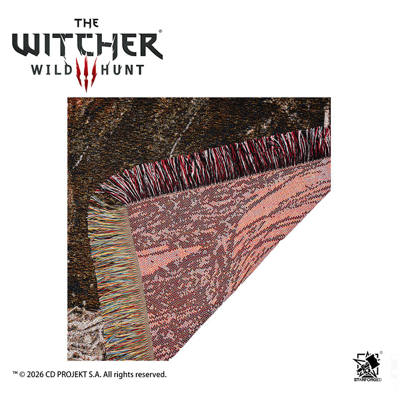 Starforged The Witcher 3: Wild Hunt Themed Blanket Ladies of The Wood Game Merchandise Officially Authorized