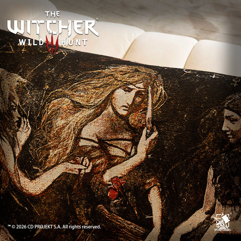Starforged The Witcher 3: Wild Hunt Themed Blanket Ladies of The Wood Game Merchandise Officially Authorized